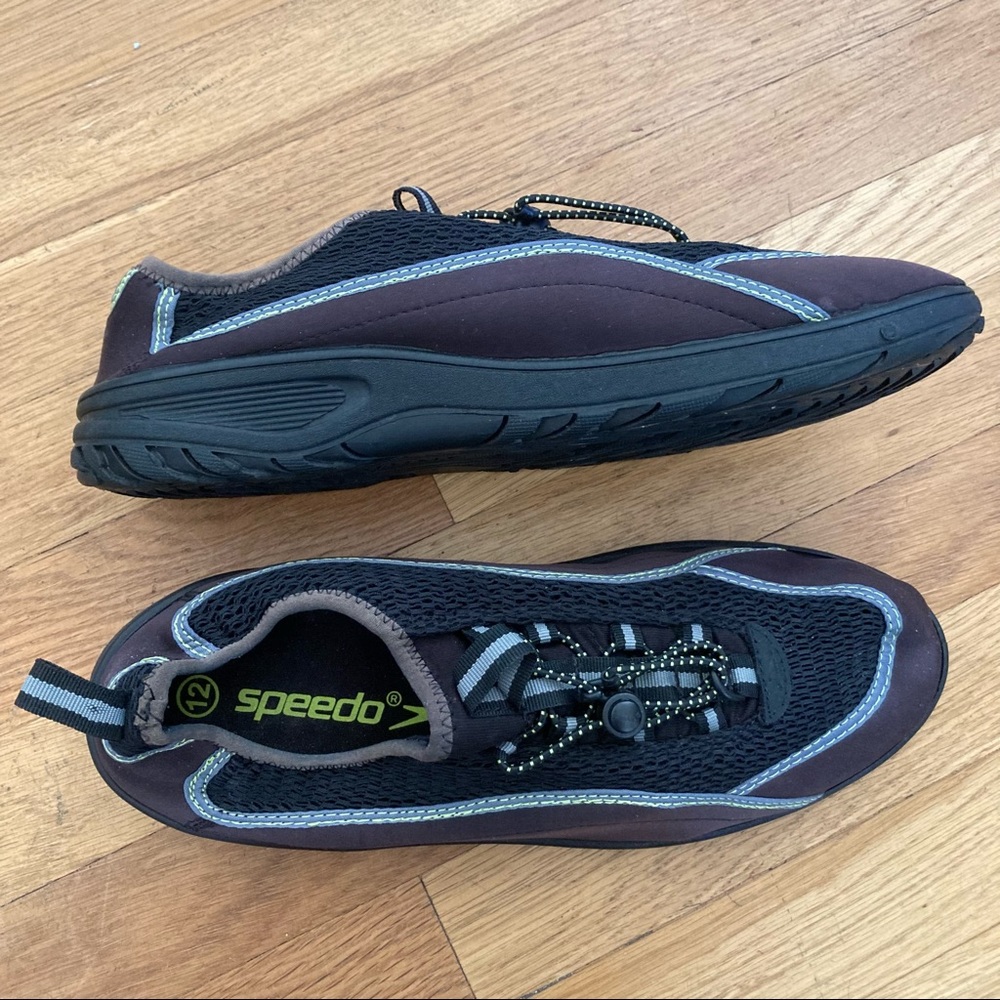 Speedo Water Surf Shoes Black Grey Men’s Size 12
